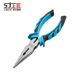 上匠工具尖嘴钳 五金工具防滑手柄6寸尖头钳子 尖咀钳子针嘴钳 上匠6寸尖嘴钳【蓝黑】