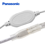 松下（Panasonic） LED灯带60颗灯珠高亮客厅柔性线灯吊顶霓虹灯条柜台贴片灯带 灯带配用插头