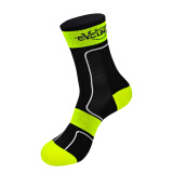 纽凯利（NUCKILY）自行车骑行袜子男女夏季长筒透气速干单车跑步运动袜 一双装 绿色