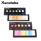 日本吴竹金色系水彩颜料颜彩星光国画颜料6色 金色6色