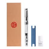 TWSBI 三文堂钢笔 钻石580/ECO透明杆钢笔  活塞上墨式钢笔 学生练字钢笔 钻石580AL(透明色) EF头(约0.38mm)
