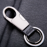 中邦汽车钥匙扣男拉簧腰挂式生日父亲节礼物创意礼品 亮铬 默认