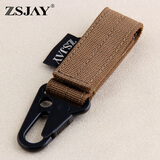 战术鸟（鹰嘴扣） 皮带挂扣腰带扣钥匙扣勤务扣登山扣挂钩圈环配件 狼棕色