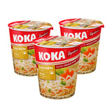 可口方便面鸡汤味咖喱味快熟汤面进口方便面70g*3杯/6杯面桶装 鸡汤味70g*3杯