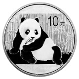 金永恒 2000年-2025年熊猫银币含银量99.9%银 熊猫币纪念币 2015年熊猫银币1盎司单枚