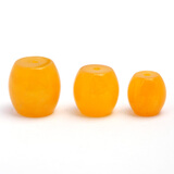 福安阁融色蜜蜡色黄玉髓桶珠散珠顶珠隔珠鼓珠佛珠手串菩提子配饰配件 大号直径约16mm*长约16mm