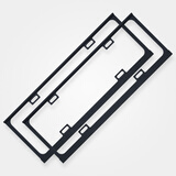 悦野 新交规车牌架框 汽车车牌框车牌框号牌架车牌架牌照框 黑色