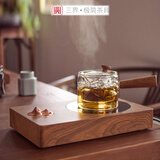 新款三界白西壶不锈钢简升级款二代电陶炉茶炉套装家用铁壶银壶铜壶陶壶玻璃壶观山耐高温壶器具烧水煮茶炉器 观山电陶炉+侧把壶