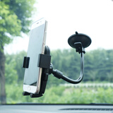 驰航 车载手机支架前挡玻璃吸盘仪表台中控台磁吸出风口车内导航支架 吸盘手机支架A/黑色