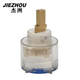 杰洲 冷热水龙头铜杆阀心 厨房面盆混水阀阀芯35/40mm进口陶瓷阀芯卫浴五金开关维修配件 35mm铜杆阀芯