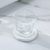 LIUIUSU硅藻土杯垫 吸水杯垫杯托隔热垫茶杯垫桌垫办公室用 硅藻土杯垫-白色 创意家居用品