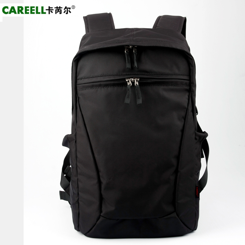 卡芮尔（careell） 卡芮尔防盗专业单反包相机包双肩摄影包佳能尼康数码背包大容量 酷黑色 小号升级版