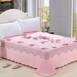 玖希奇老式国民全棉床单老上海床单加厚斜纹纯棉双人单品床单单件 富贵牡丹-玉色 230x245cm（1.8床）