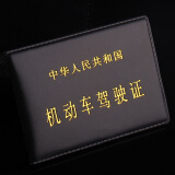 鹰时代驾驶证皮套车用汽车行驶证套驾驶证套机动车驾照行驶证皮套证件夹 黑色(2卡位)