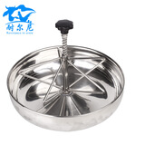 耐尔尼 仔猪补料槽 不锈钢母猪小猪料槽 猪用自动喂猪食槽猪槽子下料槽 不锈钢大号【5位】【28.5cm】