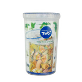 乐扣乐扣（LOCK&LOCK）塑料圆形保鲜盒密封盒密封罐谷物防潮储物罐奶粉罐密封食品盒 LLS143容量1.9L-单个