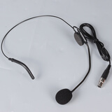 depusheng 得普声无线话筒腰包教学小蜜蜂扩音器耳麦话筒导游随身腰麦领夹麦克风胸麦线肤色头戴线耳挂 U段三针小卡农头戴线