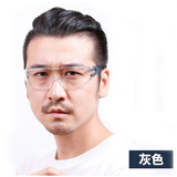 德国uvex 防护眼镜 透明 防尘眼镜 防风镜 骑行骑车挡风沙尘劳保摩托车平光护目镜 UVEX9065225煤灰色一副