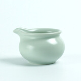 汝道RUDAO 汝窑公道杯汝瓷单海茶盅分茶器手抓海功夫茶具茶道配件礼盒装多款可选 汝窑圆海140ml