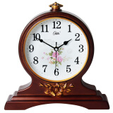 康巴丝（Compas）座钟古典欧式座钟表复古客厅装饰台钟创意床头石英钟C3099 古金色