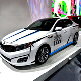 铭仕 汽车改装装饰整车贴花全车贴车身拉花刮痕图案文字个性酷贴纸饰品 QY-011 黑蓝色 通用款