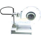 sangnond SN-A放大镜10倍白玻蓝玻20Xled灯荧光灯钟表手机维修用台式照明灯 白玻LED20X