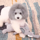 华元宠具(hoopet)狗狗玩具磨牙耐咬毛绒玩具泰迪小型犬大型犬幼犬宠物用品 发声趴姿象 S