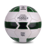 Train火车头 FIFA认证足球 PU折边胶粘标准5号比赛足球FKS532 2A绿色