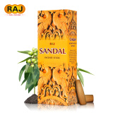 RAJ印度香 檀香迷Sandal 印度原装进口老山檀手工香熏香线香 120檀香迷(大盒)