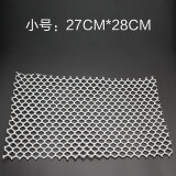 威毕兔子脚垫兔笼垫子宠物脚垫板塑料垫荷兰猪兔子脚垫防啃咬兔笼配件 小号脚垫27*28cm（白色）