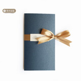 艾晴手贺定制商务贺卡片邀请函中秋38妇女节慰问信福利礼物员工生日开业 珠光宝蓝（默认Thank you）