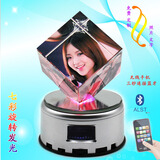 呈源阁个性定制照片相片圣诞节生日礼物女生送女友老婆闺蜜情侣创意礼品 水晶魔方+蓝牙灯座