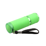 小手电手电筒儿童LED多色9灯迷你生日礼品玩具led灯珠强光小型小孩学生迷你便携耐用家用电池 草绿色（关注加购带七号电池）