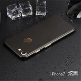 轩创  iPhone7 plus手机背膜iPhone6S后膜苹果6/7plus全包边保护膜后盖贴纸 iphone7 黑色后膜【买一送一】