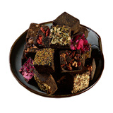 鸿世家（HYOSICA） 正宗云南黑糖 玫瑰姜汁老红糖 大姨妈月子姜茶 500克 玫瑰 红枣  老姜 原味 4口味混合罐装500g