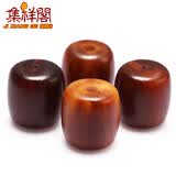 集祥阁天然藏式花牦牛角桶珠DIY佛珠手链隔珠手串顶珠饰品配件鼓珠散珠 珠径8mm/单颗