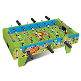 皇冠大号6杆儿童桌上足球机台球大型6杆桌面桌式足球台亲子桌游玩具儿童玩具迷你足球机台球游戏对战 六杆绿色69*37*22cm适合5-11岁