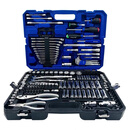 蓝点工具 151件套汽修工具箱套装棘轮扳手螺丝刀钳子修理工具组合