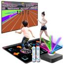全舞行【新款HDMI高清】跳舞毯双人无线跳舞机家用电视体感游戏机炫舞毯 加厚款HDMI无线+星空30MM+游戏