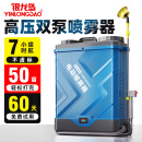 银龙岛（YINLONGDAO）背负式双泵电动喷雾器新型农用高压锂电池打药机农药喷洒器大容量 20L单泵三速50A锂电+