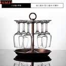 冬璃ISO国标白酒品酒杯水晶玻璃闻香杯品鉴杯郁金香杯高脚烈酒杯家用白酒酒具套装 闻香品鉴杯65ml/六支+杯架