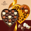 歌帝梵GODIVA比利时进口夹心巧克力心形14枚61六一儿童节礼物送女友女朋友男朋友老婆生日礼物巧克力礼盒