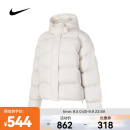 耐克（NIKE）女子宽松连帽夹克 SPORTSWEAR METRO Therma-FIT FD8291-104 M