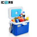 ICERS（艾森斯）8L户外车家两用保温箱胰岛素医用冷藏箱母乳冰箱 配背带温度显示 配6冰袋