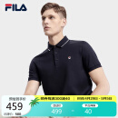 FILA 斐乐官方【张艺兴同款】男士翻领短袖polo衫2024夏季商务休闲T恤