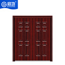 启功双开防盗门住宅庭院民房入户门家用安全门防盗门QG-FDM6300