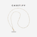 CASETIFY适用于iPhone全系列 斜挎背带手机背带便携珍珠样式 珍珠样式