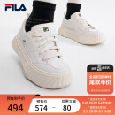 斐乐（FILA）【高圆圆同款】官方川行鞋FOSSO女鞋复古帆布鞋2023夏新款休闲鞋 香雪白-WA 37.5