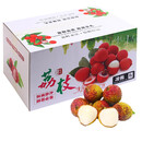 京鲜配 新鲜当季冷冻白糖罂荔枝 广东老树荔枝当季水果礼盒 5斤装（精美礼盒装）