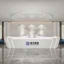 CNGAGUOJJ简约现代美容院收银台酒店艺术柜台迎宾异形吧台桌公司前台接待台 5.0米两键盘两抽屉